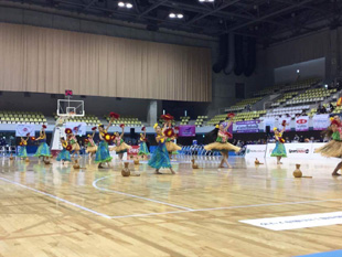 福島ファイヤーボンズ試合前に踊らせていただきました